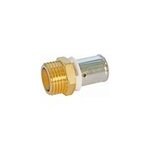Raccord droit  sertir pour tube per 16 - droit mle 20 / 27 (3 / 4 ; )