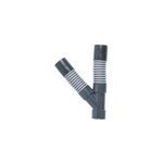 Raccord d'�vacuation souple pvc y wirquin �40 mm � coller