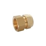 Raccord femelle bic�ne pour tube cuivre �14 - femelle 12 / 17 (3 / 8 ; )