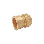 Raccord laiton droit pour pe �20 - femelle 20 / 27 (3 / 4 ; )