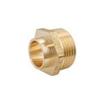 Raccord laiton droit � souder sur tube cuivre �10 - sortie m�le 12 / 17 (3 / 8 ; ), lot de 2