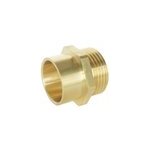 Raccord laiton droit  souder pour tube cuivre 22 - sortie mle 20 / 27 (3 / 4 ; ) - sachet de 1 pice ...