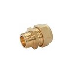 Raccord mle bicne pour tube cuivre 12 - mle 12 / 17 (3 / 8 ; )