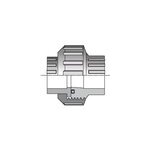 Raccord en pvc union � 40 mm fitt vendu par 3 pi�ces