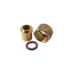 Raccord � souder femelle pour butane / propane + �crou f20x150 pour �12 mm