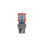 Raccord stop 19mm hozelock en mtal gris et rouge