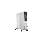 Radiateur  bain d'huile 2500 w, blanc , l. 52 x p. 26 x h. 65 cm, delonghi dragon 5