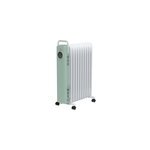 Radiateur à bain d'huile 2500 w, pour 25 m², vert et blanc, l. 41 x p. 25 x h. 67, 5 cm, goodhome matouba ... Radiateur à bain d'huile 2500 w, pour 25 m², vert et blanc, l. 41 x p. 25 x h. 67, 5 cm, goodhome matouba ...