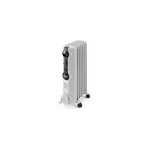 Radiateur  bain d'huile 1500 w, pour 15 m, blanc, l. 39, 2 x p. 16 x h. 65 cm, delonghi radia s trrs0715 ...