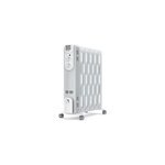 Radiateur � bain d'huile 2500 w blanc, pour 25 m�, l. 47 x p. 25 x h. 63, 5 cm, supra orso 2500 fr9010400b ...