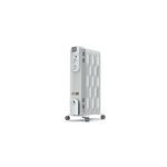 Radiateur  bain d'huile 1500 w, pour 15 m, blanc, l. 34 x p. 25 x h. 63, 5 cm, supra orso 1500 fr9010380b ...