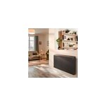 Radiateur connecté électrique à inertie sèche goodhome iriya anthracite 2000w horizontal Radiateur connecté électrique à inertie sèche goodhome iriya anthracite 2000w horizontal