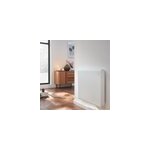 Radiateur connect lectrique  inertie sche goodhome iriya blanc 1000w horizontal