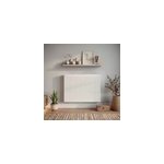 Radiateur eau chaude 2288w acier blanc l. 100 x h. 90 cm goodhome