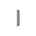 Radiateur eau chaude acova filin vertical grey aluminium 1008w