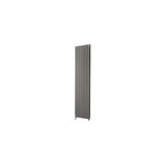 Radiateur eau chaude acova lina vertical double grey aluminium 1386w