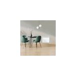 Radiateur lectrique double c ur de chauffe concorde illu horizontale blanc 1500w