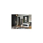 Radiateur lectrique double coeur de chauffe lumineux sauter hekla anthracite 1000w plinthe