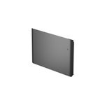 Radiateur lectrique double coeur de chauffe noirot evolution 1500w gris horizontal