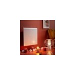 Radiateur lectrique double coeur de chauffe noirot radiasoft blanc 2000 w