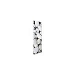 Radiateur lectrique  rayonnement ilo emeraude en verre design galets 500w