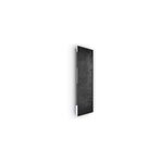 Radiateur �lectrique � rayonnement 1250w avec soufflerie, verre design b�ton glac� - ilo fanmix