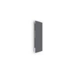 Radiateur lectrique  rayonnement avec soufflerie ilo fanmix en verre design gris 1750w
