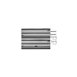 Rail de guidage en aluminium einhell 100cm - 2 pices