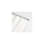 Rail pour store californien madeco blanc ouverture latrale l. 240 cm
