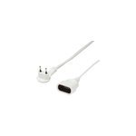 Rallonge int�rieur h03vvh2 - f diall 2 x 0. 75mm� 3m prise blanc