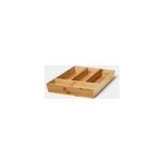 Range couverts goodhome nitaki bambou 30 x 42 cm, 4 compartiments