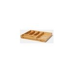 Range couverts goodhome nitaki bambou 50 x 42 cm, 5 compartiments