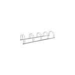Rtelier au sol pour rangement de 5 vlos eco l. 132 cm acier