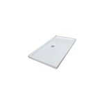 Receveur de douche 70 x 100 x 10 cm, blanc brillant, cera ondée Receveur de douche 70 x 100 x 10 cm, blanc brillant, cera ondée