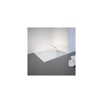 Receveur de douche 80 x 100 cm, effet pierre blanche, schulte