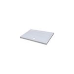 Receveur de douche 80 x 120 x 6. 5 cm, blanc brillant, meri ond�e