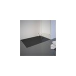 Receveur de douche 80 x 120 cm, effet pierre anthracite, schulte