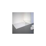 Receveur de douche 80 x 120 cm, effet pierre blanche, schulte