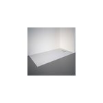 Receveur de douche 80 x 160 cm, effet pierre blanche, schulte