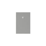 Receveur de douche 80 x 180 cm en acrylique, gris textur�, villeroy & boch exklusive