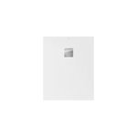 Receveur de douche 80 x 90 cm en acrylique, blanc mat, villeroy & boch exklusive