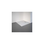 Receveur de douche 80 x 80 cm, effet pierre blanche, schulte