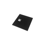 Receveur de douche  poser l. 80 x l. 80 x h. 3 cm noir en mousse de polystyrne extrud, futurbath gravity ...
