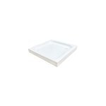 Receveur de douche 90 x 90 x 10 cm, blanc brillant, ond�e cera