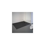 Receveur de douche 90 x 120 cm, effet pierre anthracite, schulte