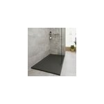 Receveur de douche 90 x 120 cm, rsine, noir, goodhome luiro