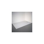 Receveur de douche 90 x 160 cm, effet pierre blanche, schulte