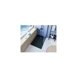 Receveur de douche acrylique noir mat texturé l. 80 x l. 140 cm, allibert bath & design mara Receveur de douche acrylique noir mat texturé l. 80 x l. 140 cm, allibert bath & design mara