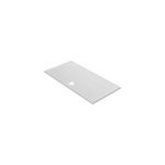 Receveur de douche extra - plat l. 70 x l. 140 cm blanc anti d�rapant, goodhome limski