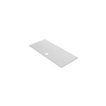 Receveur de douche extra - plat l. 70 x l. 160 cm blanc anti drapant, goodhome limski